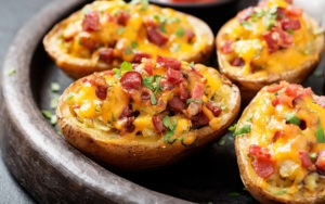 stuffed potato skins from Big Daddy's on Laclede's Landing