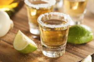 tequila shots from mas tequila cantina on laclede's landing in st louis mo