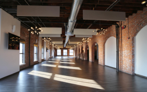 recently renovated interior of the Cultery Building on Laclede's Landing